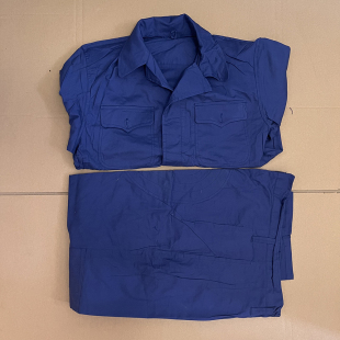新款备勤服夹克套装冬季蓝色春秋款长袖耐磨男夏季短袖工作服