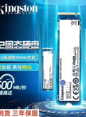 Kingston/金士顿 金士顿固态硬盘高速传输NV2 M2 250G/500G/1000G