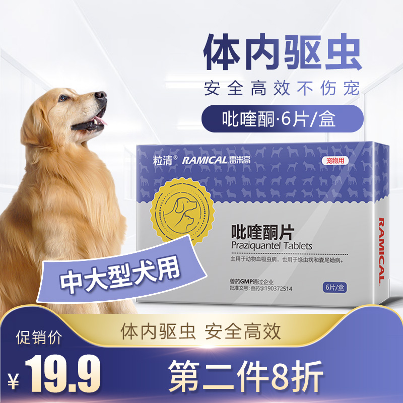 中大型犬狗狗体内驱虫金毛德牧