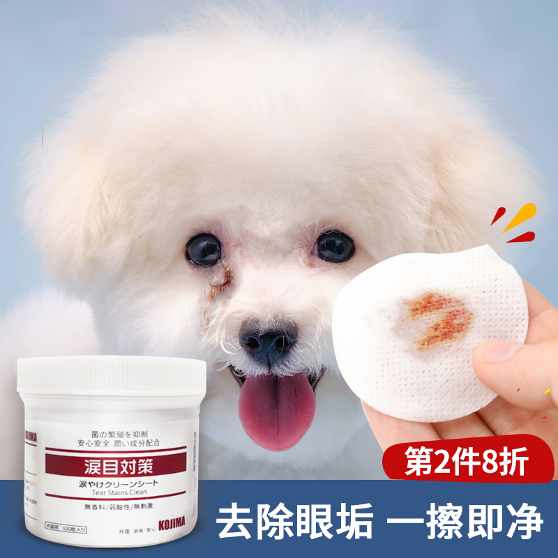 比熊博美去泪痕神器用品眼部清洁