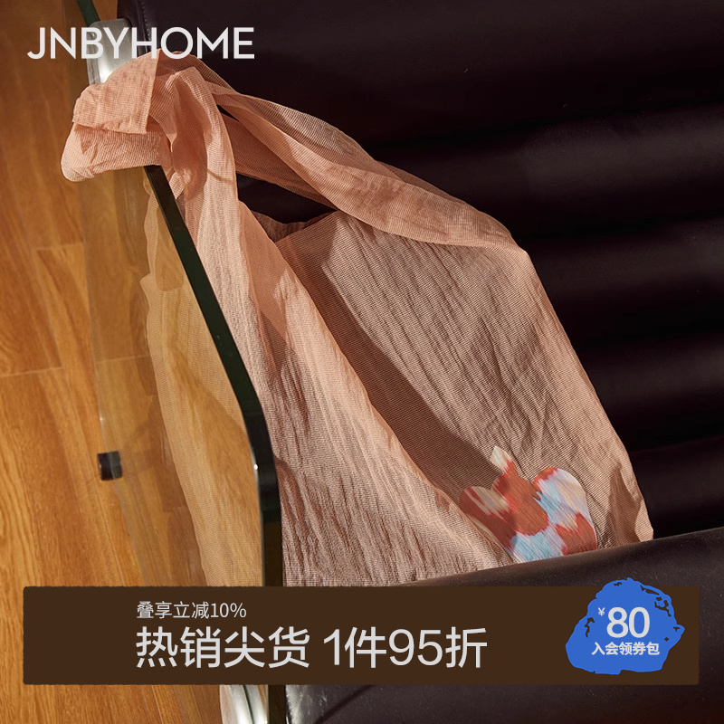 JNBYHOME江南布衣轻薄单肩包购物袋大容量便携收纳蔬果印花手