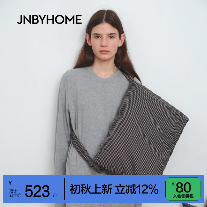 JNBYHOME江南布衣25新款秋冬情侣女梭织斜挎包全棉充棉柔软出行