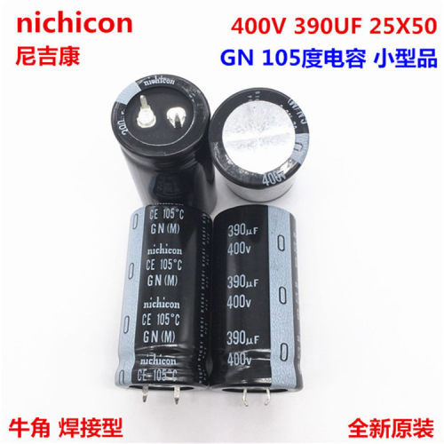 400V390UF 25X50 日本尼吉康电解电容 390UF 400V 25*50 GN 105度