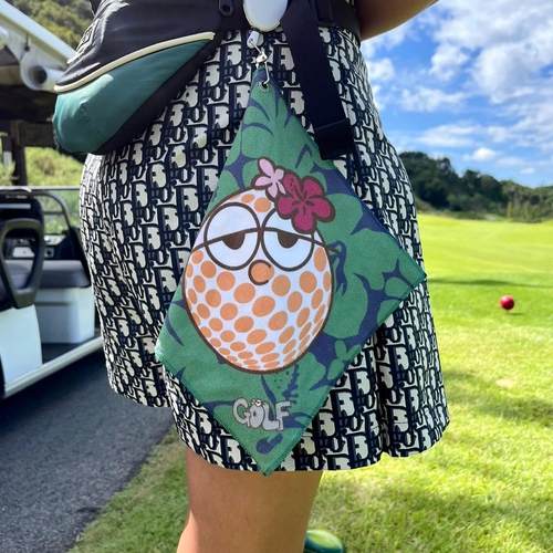 高尔夫男女同款图案印花挂件