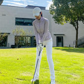 MG高尔夫女服装 显瘦运动白鹅绒羽绒服外套 25新羽绒服秋冬保暖修身