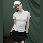 冰丝速干弹力POLO衫 套装 女简约球衣防走光包裙 女短袖 MG高尔夫服装