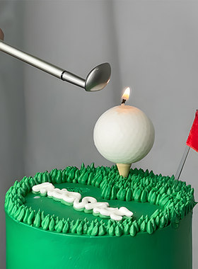 高尔夫创意主题模型球生日蜡烛球杆棒网红休闲高级golf节日蜡烛