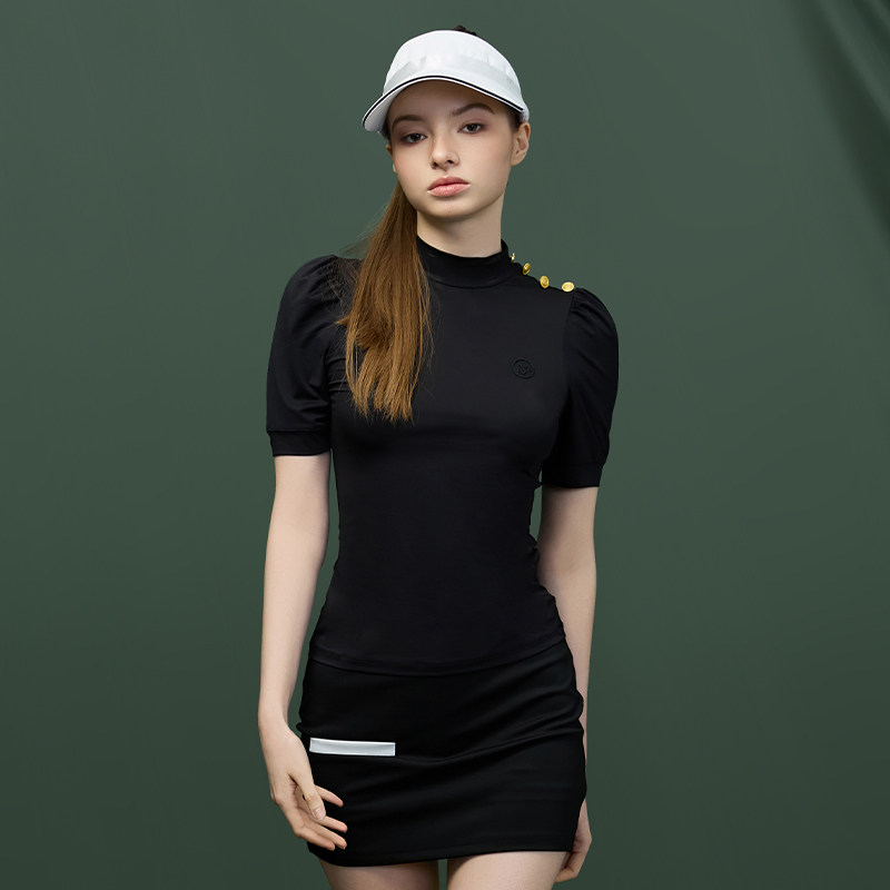MG高尔夫女服装短袖夏季修身显瘦