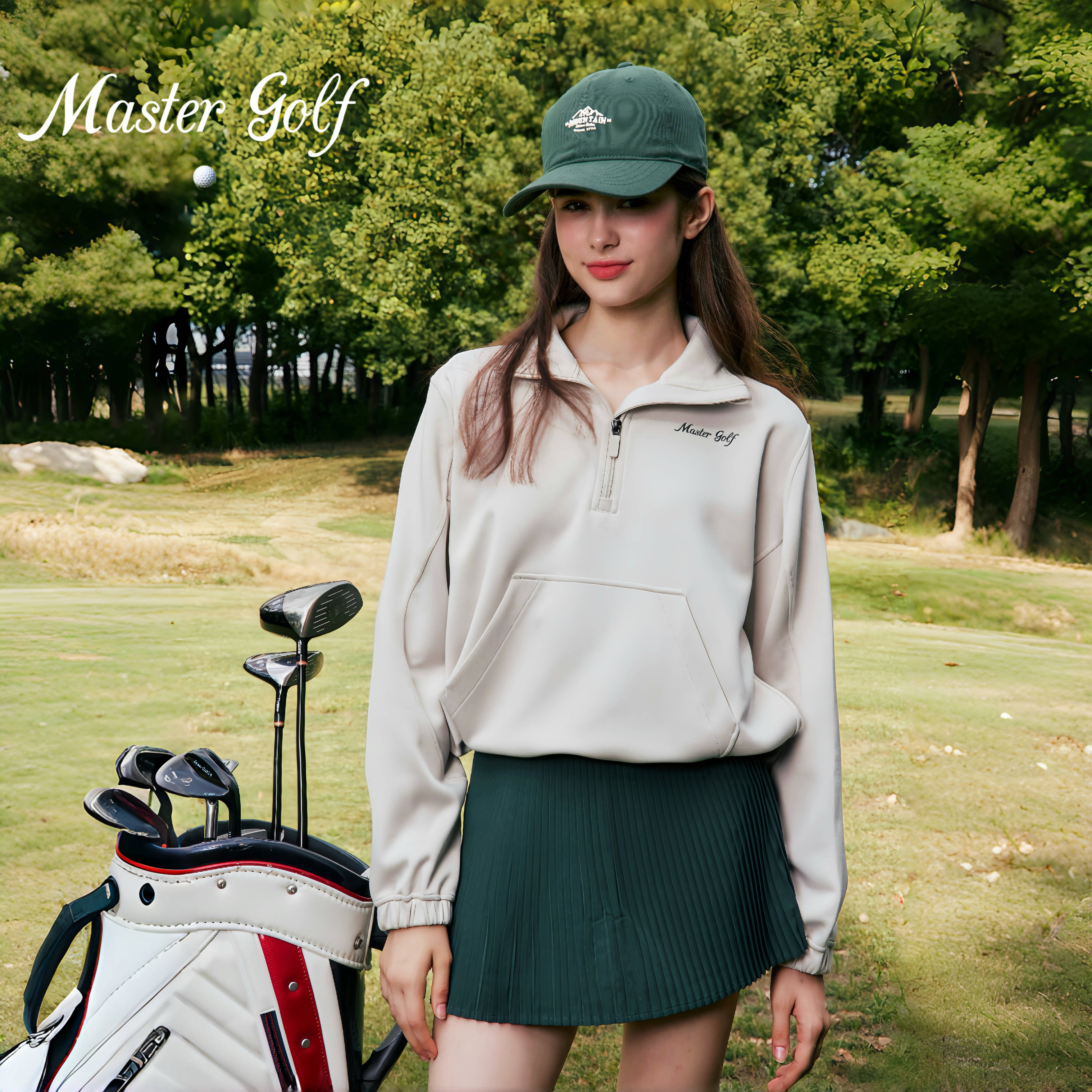 MG网球高尔夫女装套装秋冬休闲