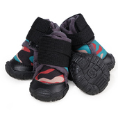 脚套柯基金毛拉布拉多中大型犬户外运动鞋 狗狗鞋 子保暖耐磨秋冬季