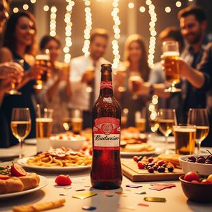 Budweiser/百威啤酒小麦经典醇正熟啤 500ml*12瓶整箱装3.6度黄啤