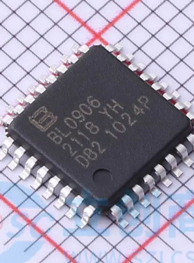 BL0906 LQFP-32 免校准六相交流电能计量芯片 内置时钟 贝岭原装