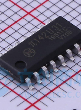 原装正品 π142U31 SOIC-16 增强型ESD 150Kbps四通道数字隔离器