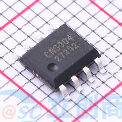 如韵正品 CN3304 2.7V到6.5V的PFM升压型四节锂电池充电芯片SOP8
