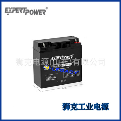 德国expertpower蓄电池EXP12450免维护12V4H机房应急工业设备