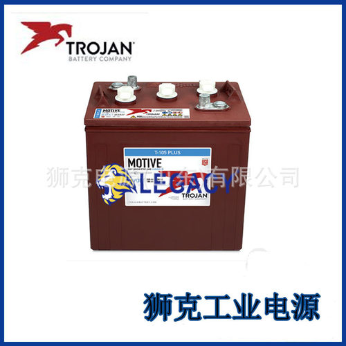 Trojan邱健蓄电池T-1275铅酸12V150AH升降机洗地机高尔夫球车平台