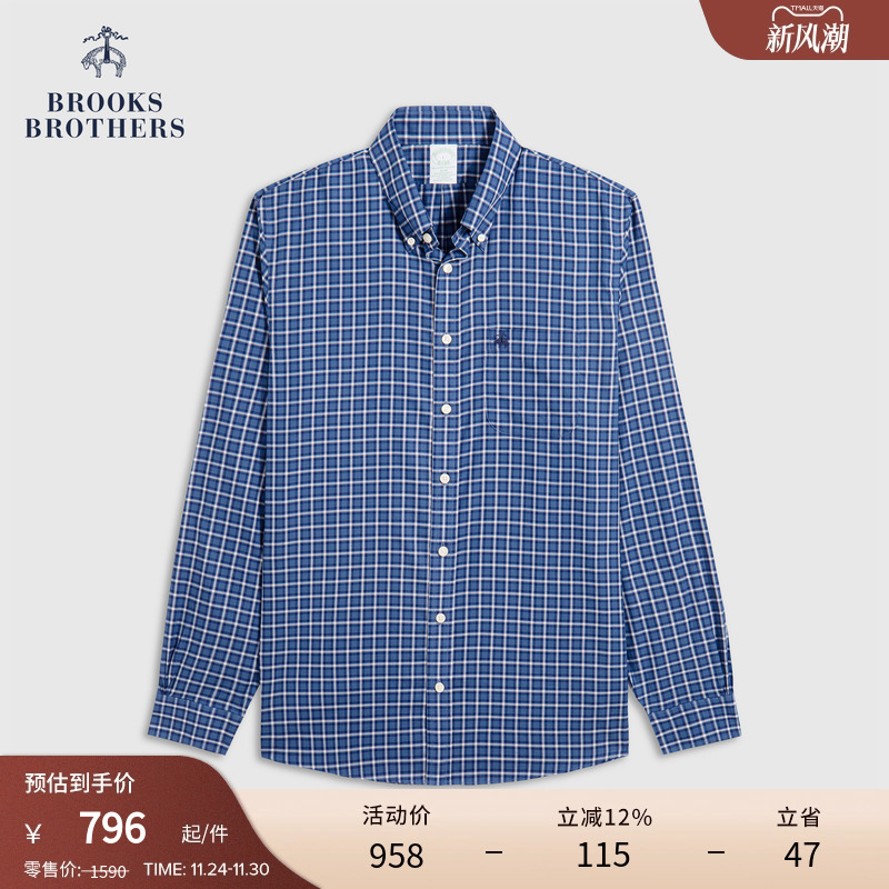 布克兄弟25男士易打理衬衫