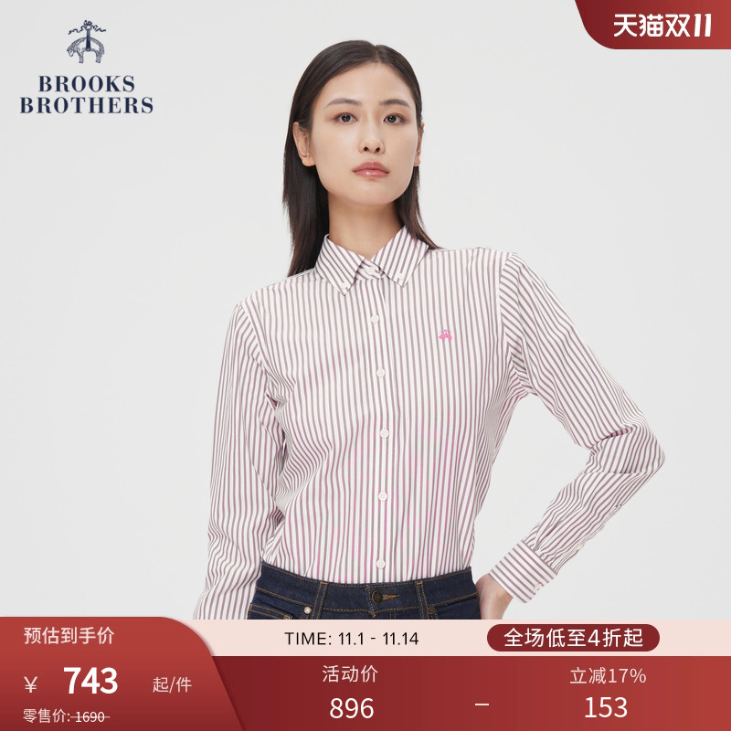 布克兄弟女士supima棉衬衫