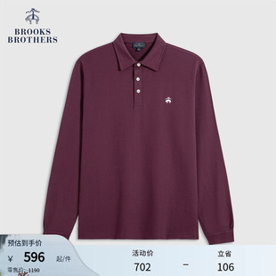春夏款 Brooks Brothers 布克兄弟男士 三粒扣商务老钱polo衫