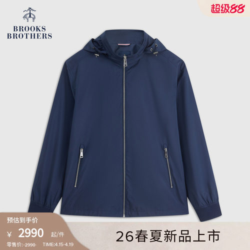 布克兄弟26男士休闲连帽外套