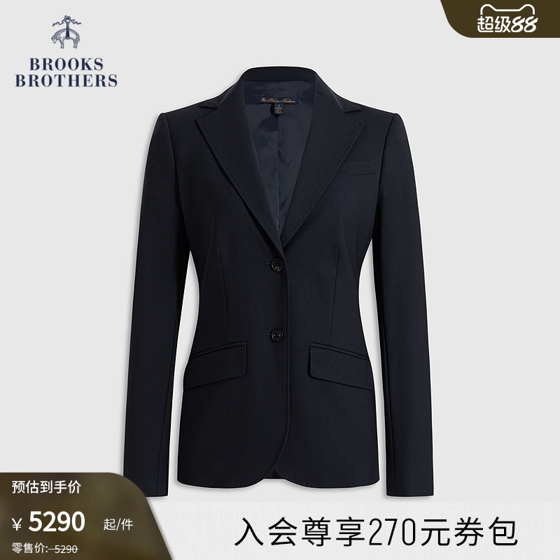 布克兄弟25女士绵羊毛西装外套
