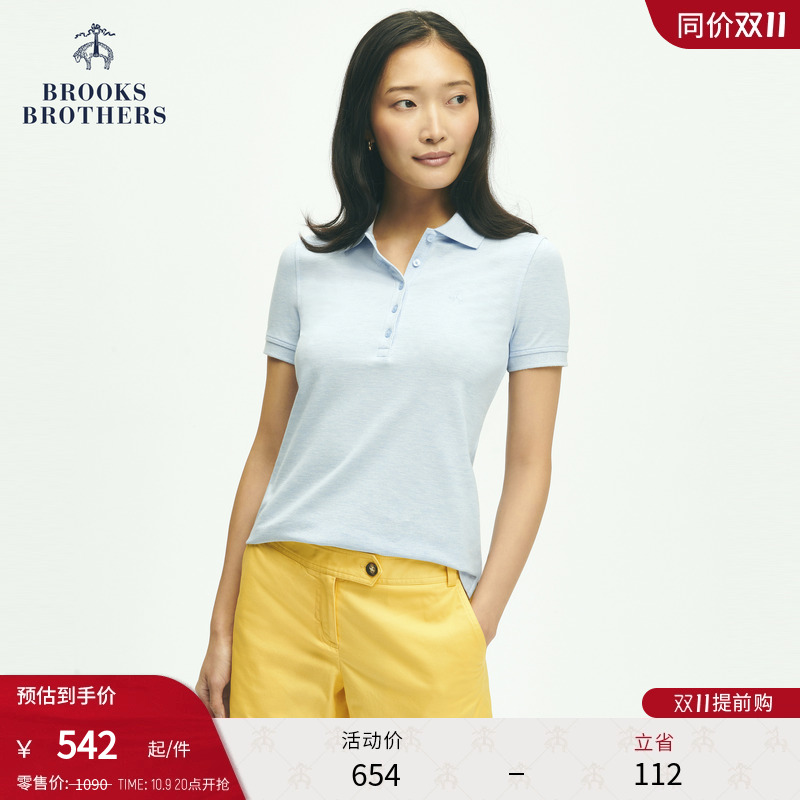 布克兄弟25女士supima棉polo衫