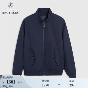 秋冬款 Brooks Brothers 布克兄弟男士 复古夹克外套 休闲半高领美式