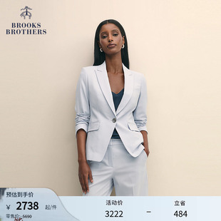 Brooks 布克兄弟女士秋冬新款 绵羊毛单粒扣西装 外套 Brothers