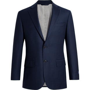 Brooks Brothers/布克兄弟男士秋冬款绵羊毛混纺修身西装外套
