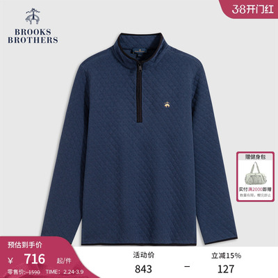 布克兄弟25男士半拉链上衣