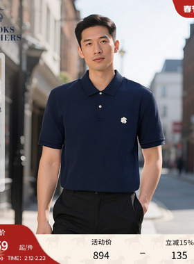 [Supima棉]Brooks Brothers/布克兄弟男夏季新款彩羊刺绣polo衫