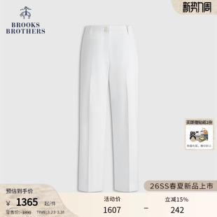 纯色直筒百搭休闲裤 布克兄弟女士26春夏新品 Brothers Brooks