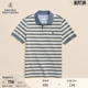 航海风刺绣logo条纹polo衫 Brooks 夏新品 布克兄弟男士 Brothers