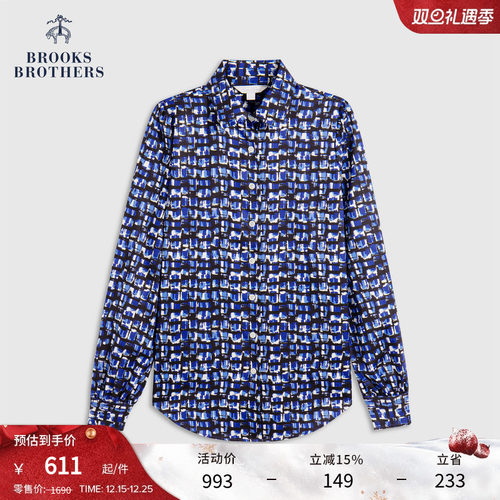 布克兄弟25女士supima棉衬衫