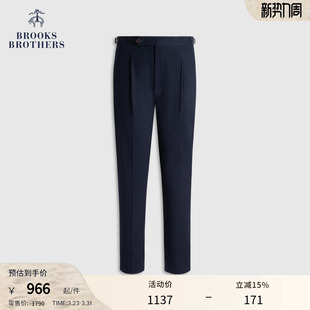 纯色百搭商务老钱长裤 Brooks 春夏新品 布克兄弟男士 Brothers