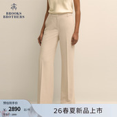 直筒高腰通勤优雅长裤 布克兄弟女士26春夏新品 Brothers Brooks