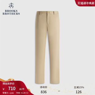 纯色简约挺阔直筒长裤 Brooks 25秋冬新品 布克兄弟男士 Brothers