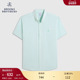 易打理 春夏新款 Brooks Brothers 布克兄弟男士 牛津纺短袖 衬衫
