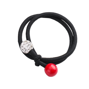 发圈扎头发可爱成人头绳韩国简约胶圈橡皮筋少女马尾皮套黑色头绳