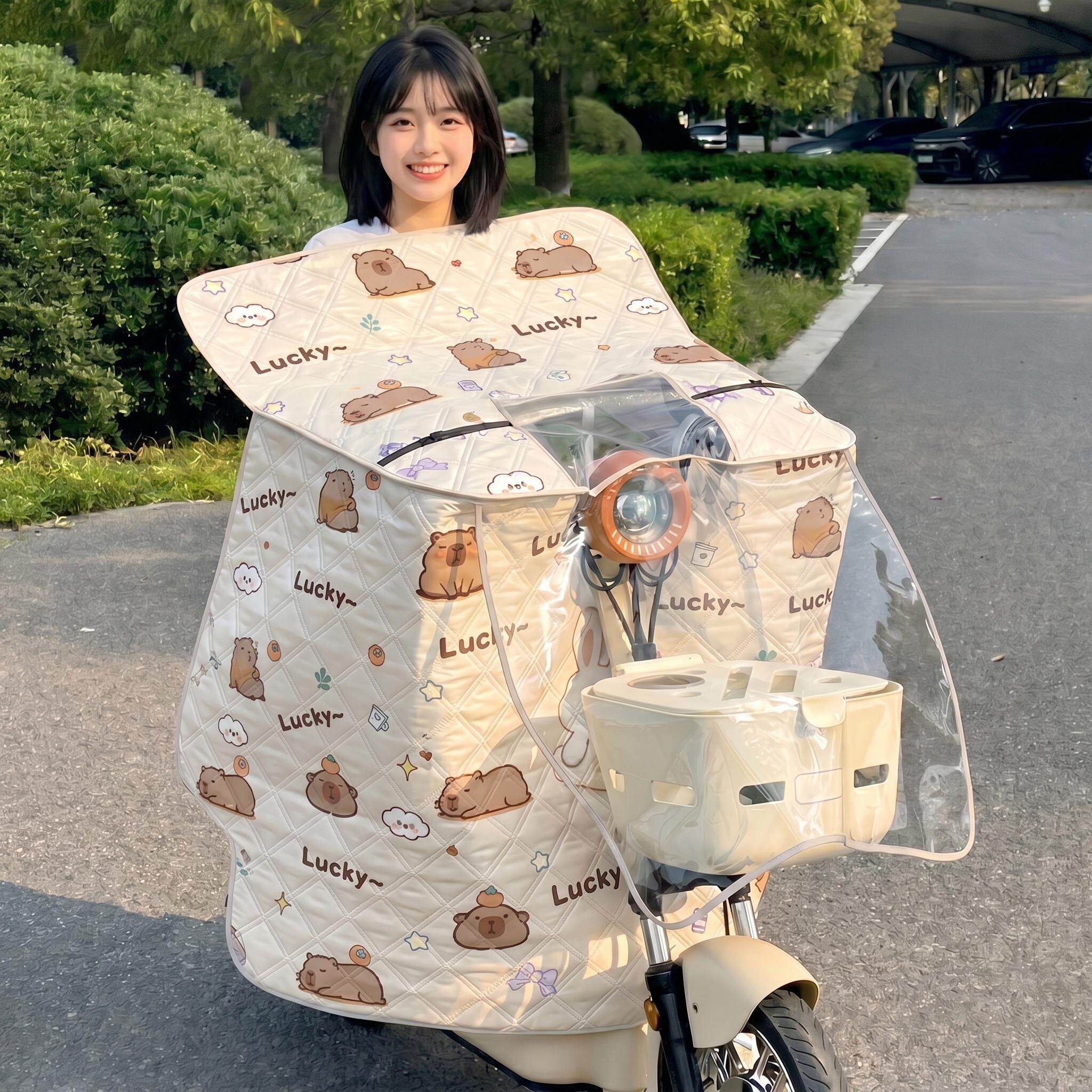 电动车挡风被夏季防晒遮