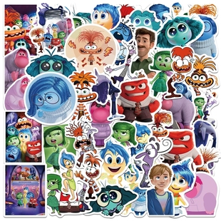 卡通INSIDE OUT头脑特工队贴纸笔记本电脑手机壳摩托车行李箱贴画