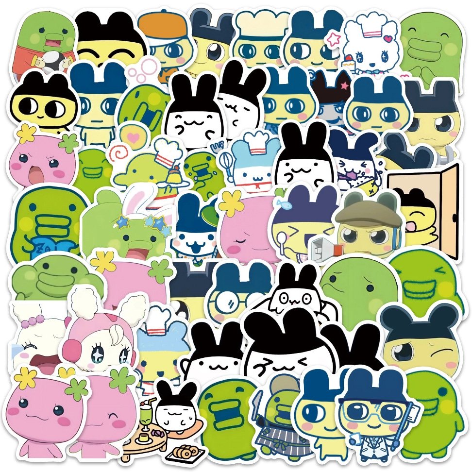 拓麻歌子贴纸可爱卡通装饰贴画