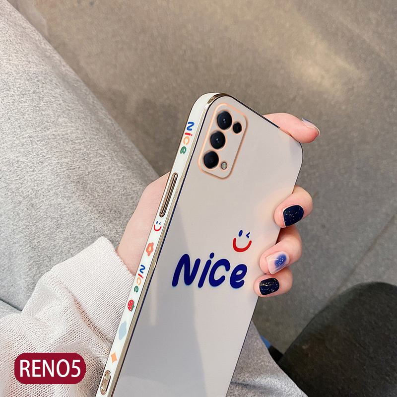 电镀适用opporeno5手机壳女款新款opporeno5pro手机壳女生硅胶reno5k软壳reno5pro十保护套全包防摔简约网红 3C数码配件 手机保护套/壳 原图主图