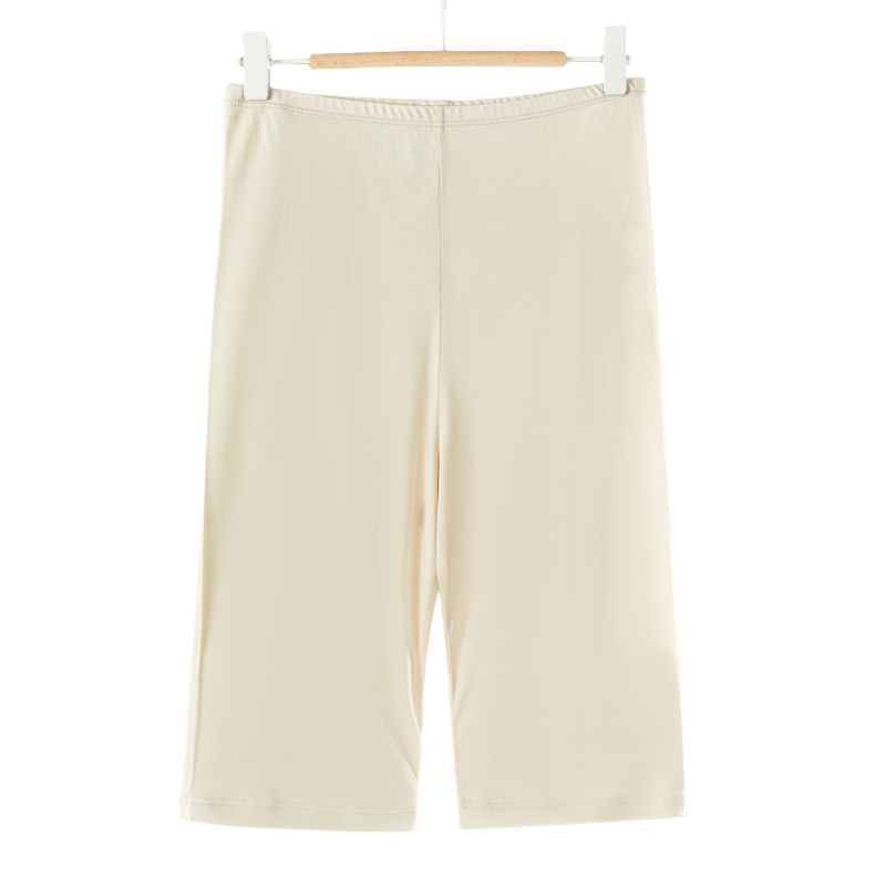 真丝打底裤中长款女桑蚕丝薄款五分裤大码安全裤衬裤防走光弹性夏