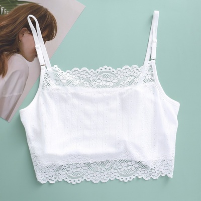 真丝抹胸蕾丝内搭小吊带裹胸防走光桑蚕丝打底衫薄款背心内衣夏季