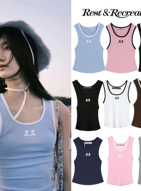 韩国潮牌辣妹显瘦修身RR百搭性感女团背心弹力吊带女2025春夏新款