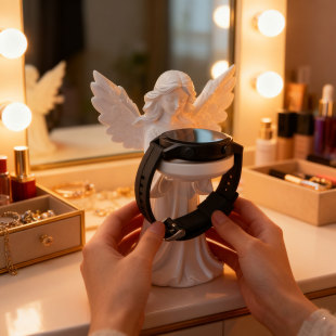 手表托架天使苹果华为手表充电支架applewatch放置底座装 饰品摆件