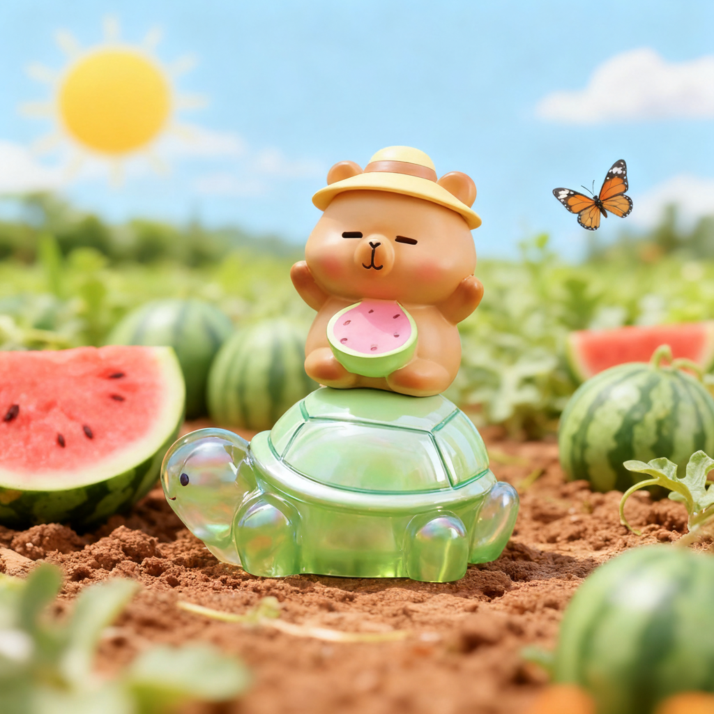 卡通小熊树脂免安装桌面摆件