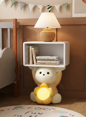 卡通小熊树脂小夜灯儿童房摆件