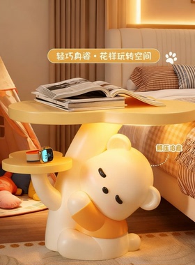 卡通小熊树脂小夜灯儿童房摆件